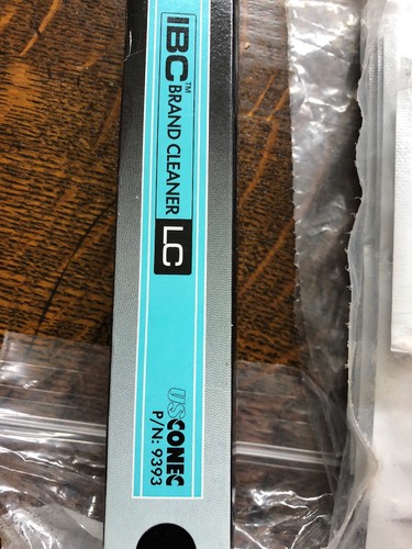 IBC Brand Cleaner, FIS Cleaner Tape, FIS Alcohol Pads, Fiber Optic Cleaner Lot