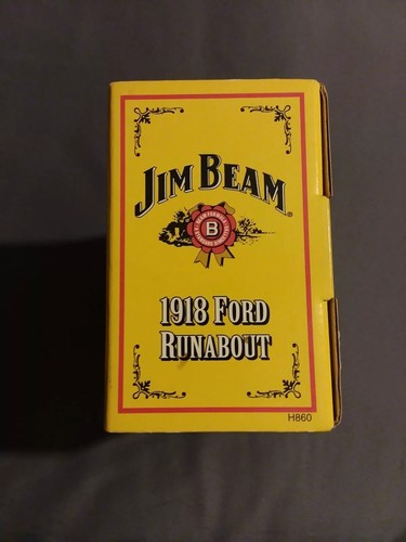 Ertl collectibles Die-cast 1918 Ford Runabout Jim Beam Barreltruck Bank 1.25