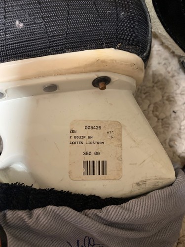 Nicklas Lidstrom Game Worn Used Signed Hockey Skates Detroit Red Wings