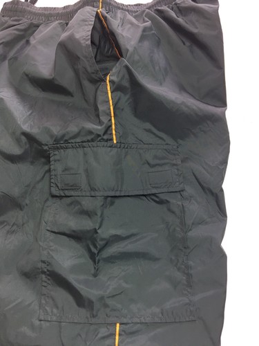 Retro Vintage Athletic Sweat Pants Nylon Mesh Lining