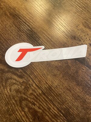 TYROLIA Ski Binding STICKER Decal NEW Clear White Mountains Outdoor Approx 5 