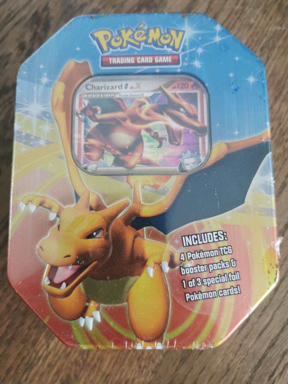 Pokemon 2009 Charizard C Lv.X Collector's Tin Sealed Diamond Pokemon 2009 Charizard C Lv.X Collector's Tin Sealed Diamond