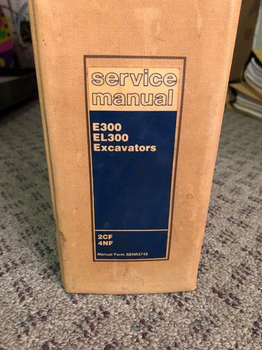 CAT Caterpillar E300 EL300 SERVICE REPAIR SHOP MANUAL EXCAVATOR sn 2CF 4NF 3306