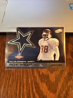 Roy Williams 2002 Pacific Atomic Die-Cut Rookie RC #133 /465 Dallas Cowboys