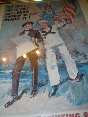 BARBER SHOP WALL ART ---JOIN THE NAVY-- NO.16