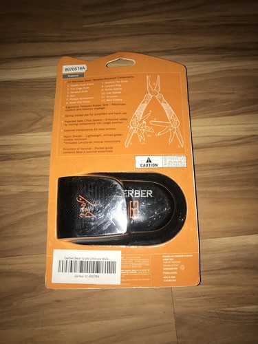 Gerber Bear Grylls Ultimate Tactical Survival Knife Multi Tool w/ Nylon Sheath