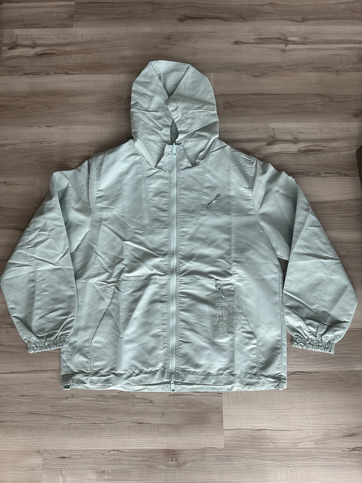 Louis Vuitton Monogram Reversible Nylon Windbreaker jacket sky