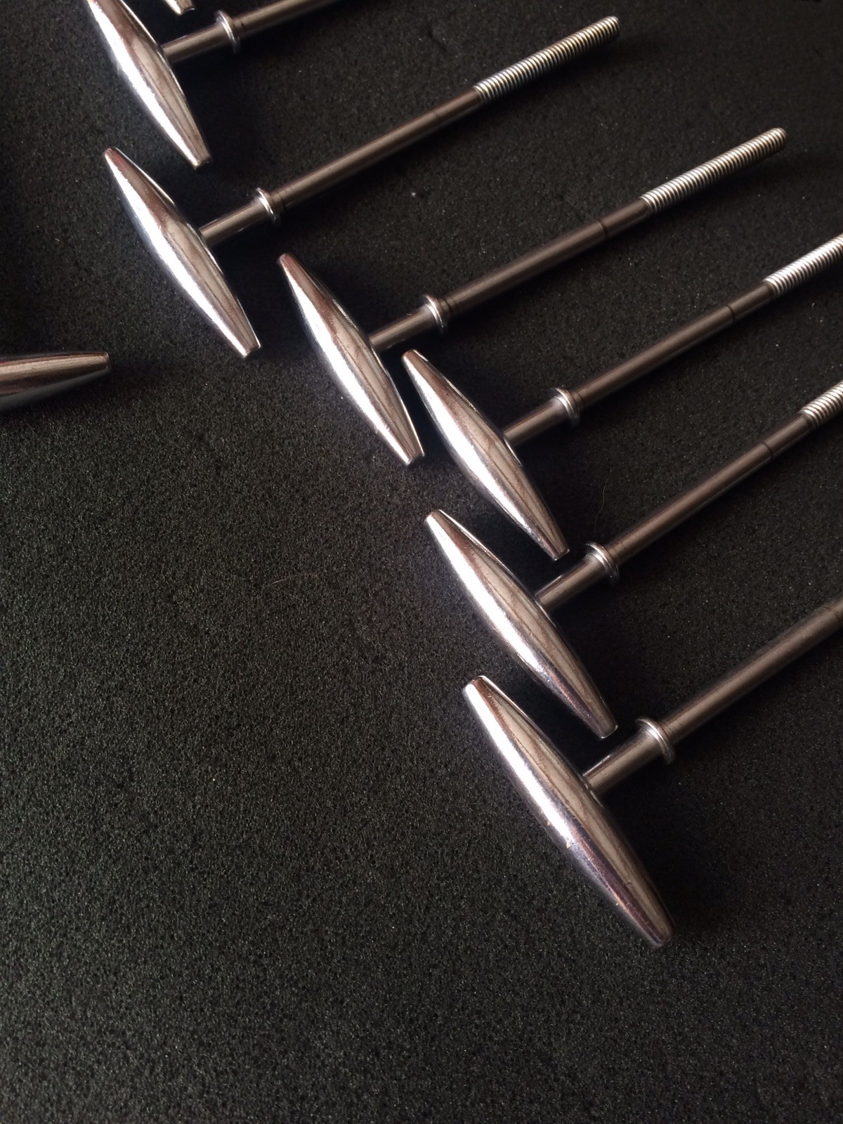 Vintage Gretsch Bass Drum T Rods (10) Drop G