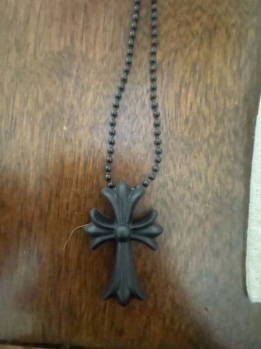 アクセサリー CHROME HEARTS HEART PENDANT Chrome Hearts 925 Silver Cross Grave Heart Necklace Pendant