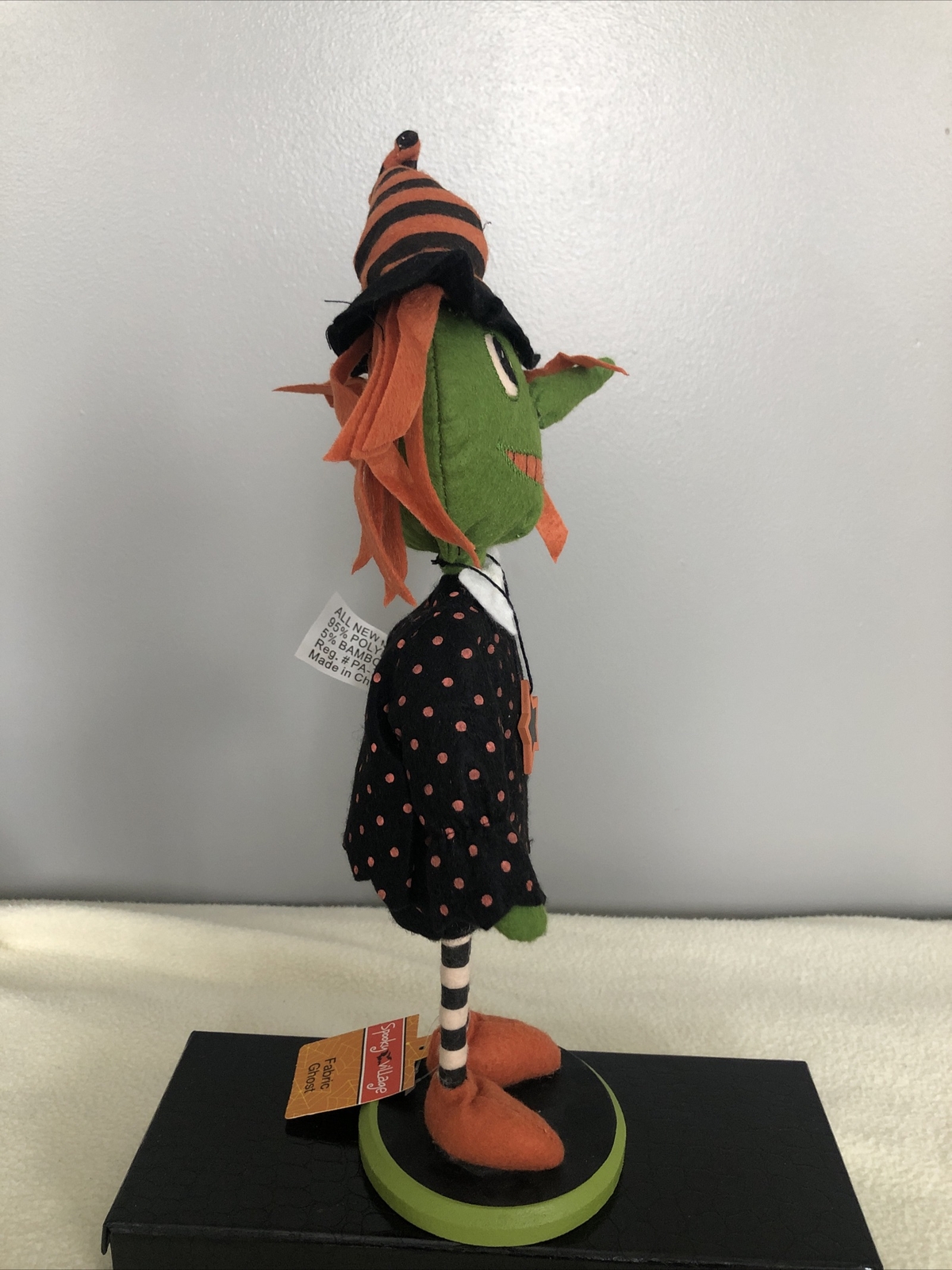 Spooky Village Fabric Ghost Witch 