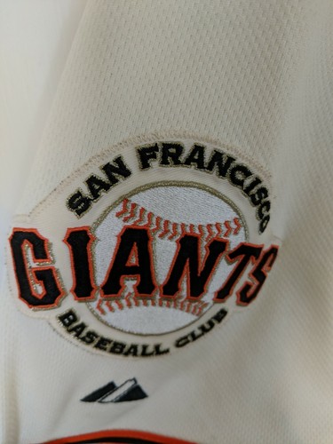 Roberto Kelly Game Used Worn 2010 Giants Clinch Game World Series Patch Jersey