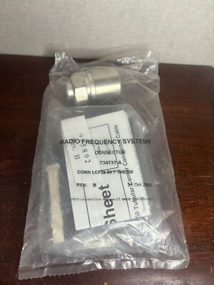 RFS Male Connector LCF78-50 REV. B Kit. No.734737-A