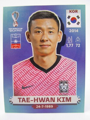 Sticker Panini FIFA World Cup Qatar 2022 #KOR 6 Tae-Hwan Kim South Korea
