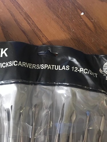 Hawk 12pc Carvers Picks Spatulas Tool Set #S9259 New