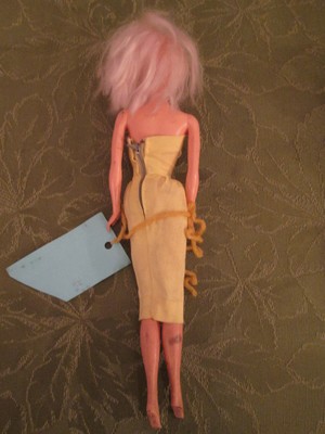 4 Vintage Mattel Barbie Doll 1 has Painted eyes long blonde hair 1966 lot W8