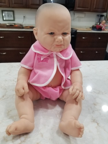 Vintage Bererguer La Newborn Moments Crying Baby Real Girl Doll Reborn