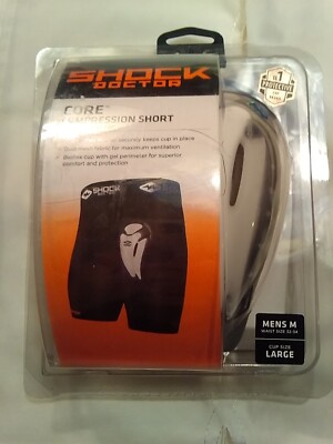 Shock Doctor Cup Gel Perimeter Men's Core Bio-Flex Large, CUP ONLY, New Open Pkg