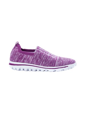 Кроссовки на танкетке PROPET Womens Purple Flex Heel Travelactiv 9.5N AA