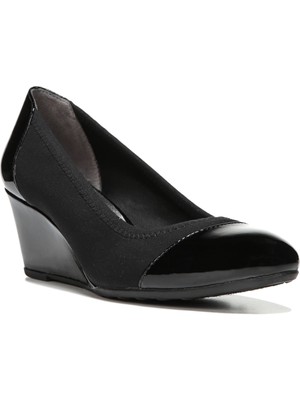 

LIFE STRIDE Женские черные туфли без шнуровки на танкетке Juliana 7,5 м, Черный, JULIANA