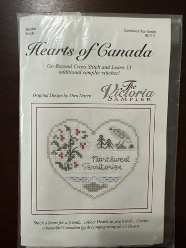 “Northwest Territory” Counted Cross Stitch Kit Hearts Of Canada NIP HC#11