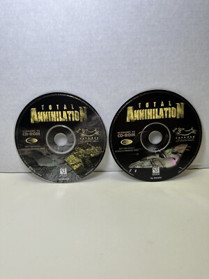 Vintage 1997 Total Annihilation Warfare Game - Windows 95 PC CD-Rom - DISCS ONLY