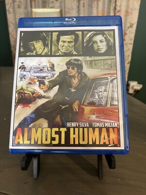 ALMOST HUMAN (1974) Blu-ray Code Red Umberto Lenzi 70s, OOP, LN, MINT DISC