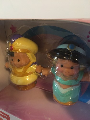 Fisher-Price Disney Princess - Little People Jasmine and Aladdin “2013” Set -NEW