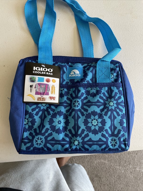 Igloo Cooler Insulated Leftover Tote Bag 9 Cans - Navy