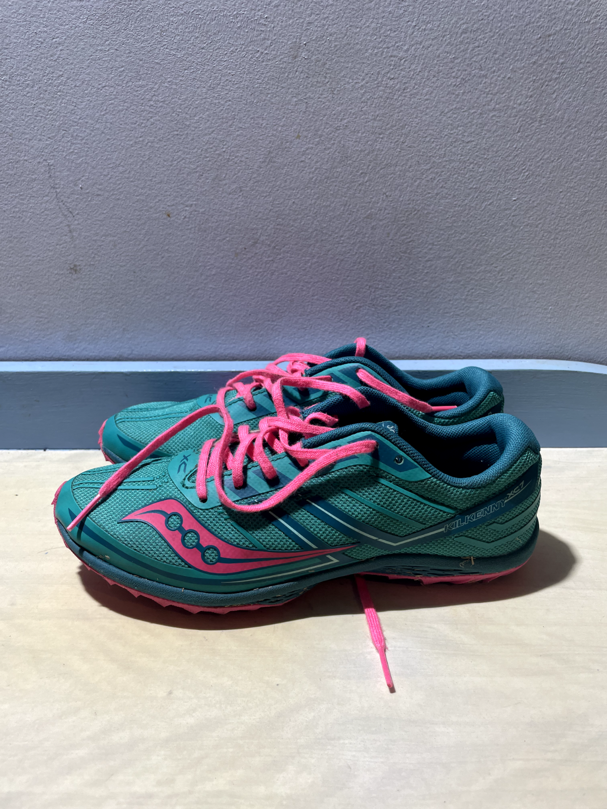 Saucony KilKenny XC7 Pink Girls US 4M Athletic Running Shoes