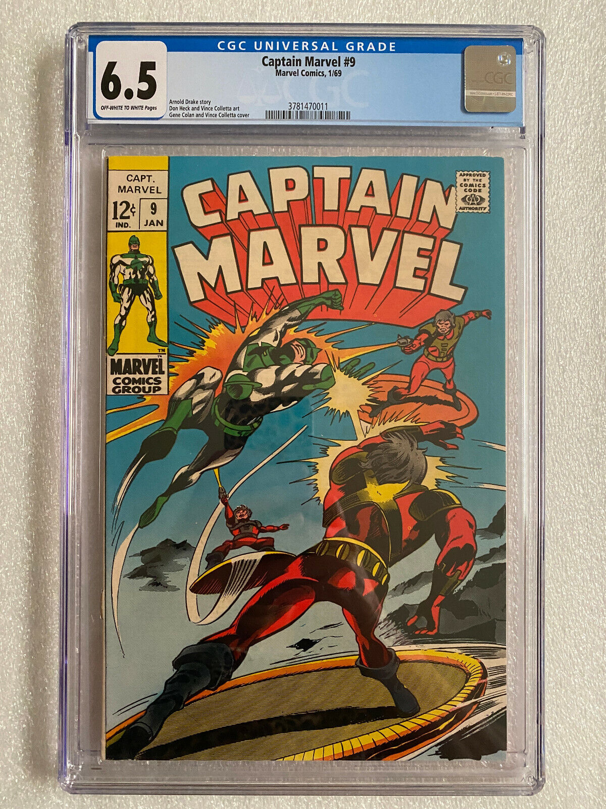 Captain Marvel #17 CGC 7.5 White Pages! | eBay Captain Marvel #17 CGC 7.5 White Pages! | eBay