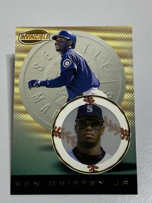 1999 Pacific Invincible KEN GRIFFEY JR #133 HOF Mariners **FREE SHIPPING**