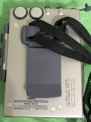 Sanyo WR-66 The Outsider Portable Cassette Player