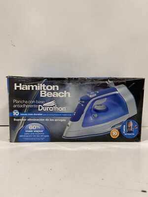 Hamilton Beach Durathon Nonstick Soleplate Iron Silver Model 19804