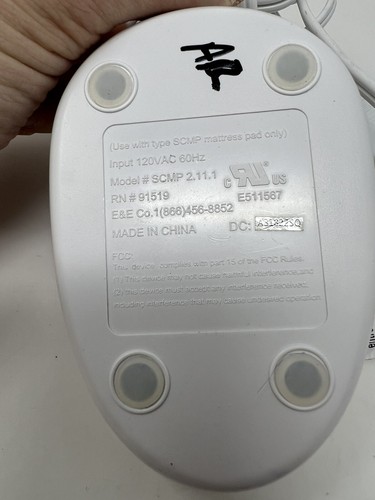 Degrees of Comfort Electric Heated Blanket Controller SCMP 2.11.1 OEM Original