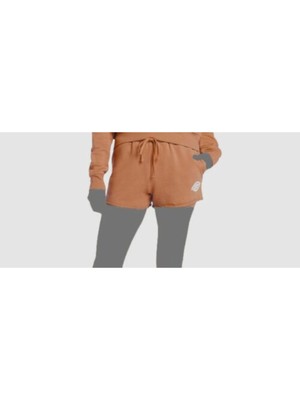 

DICKIES Женские коричневые шорты с эластичной резинкой на талии и необработанным краем, шорты для юниоров, Коричневый, L6091FTD1477A