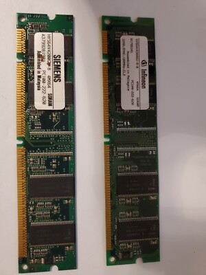 Siemens & Infineon 4Mx64MB  PC100-222-620 Chips