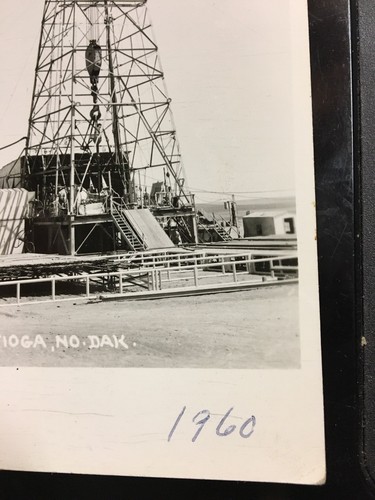 vintage postcard Circa Mid 1900s Oil Capital Tioga No Dak ND