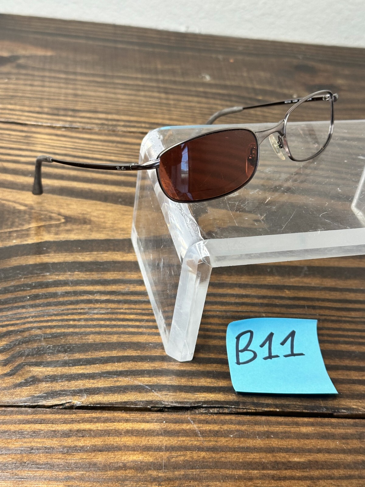 レイバン　サングラス　RB3162   SLEEK  012/4G  55□19 Ray-Ban Sleek RB3162 012/47 Men Gunmetal Frames ONLY