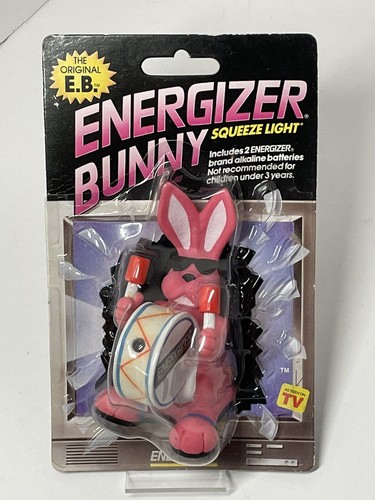 VINTAGE TOY Energizer Bunny Squeeze Light 