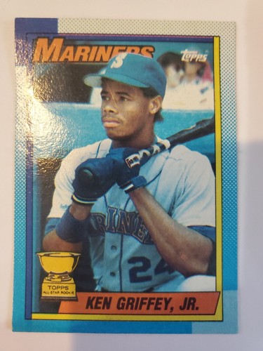 1990 Topps KEN GRIFFEY JR. All-Star Rookie #336 Bloody Scar