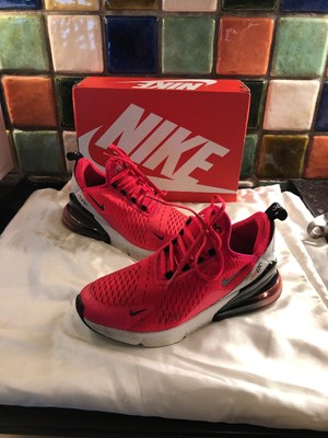 Men S Shoes Nike Air Max 270 Red Orbit Vast Grey Black Junior Unisex Trainers All Sizes Fatimahighschool In