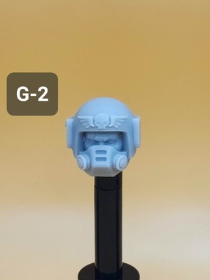 3d ResinMagic's G-2 Guard Helm  for  7'' Darktide Warhammer 40k Space Marine