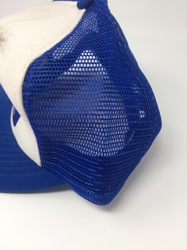 Vintage Corona Extra Beer Mesh Trucker Snapback Hat Blue Yellow Print