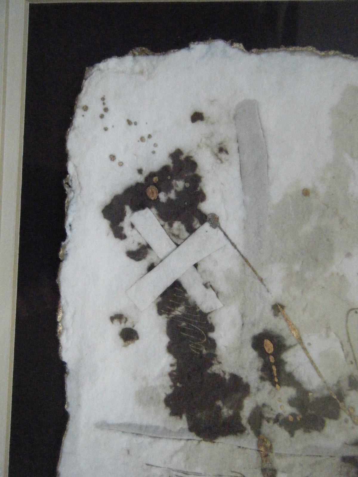 Elizabeth Rose mixed Media framed painting