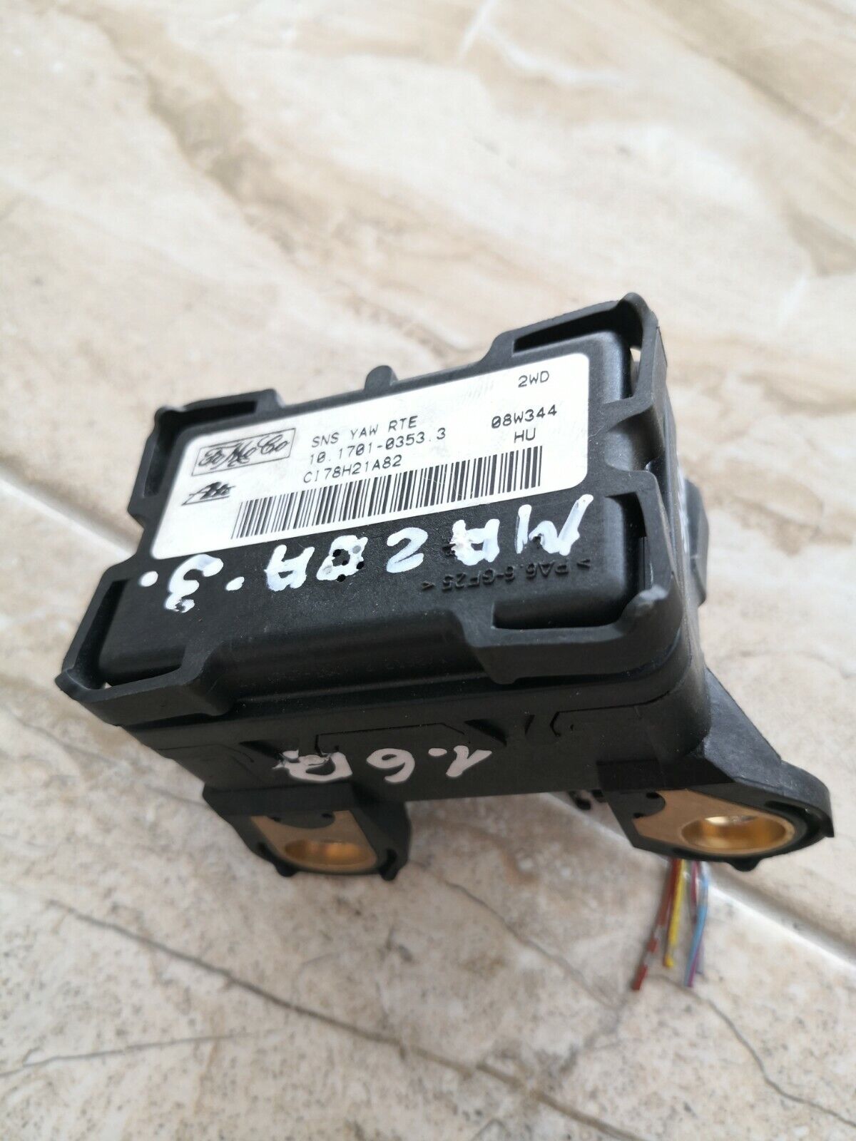 Mazda 3 2009 1.6/Acceleration Yaw Rate Sensor/10.1701-0353.3 Mazda 3 2009 1.6/Acceleration Yaw Rate Sensor/10.1701-0353.3