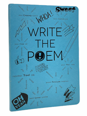 Write The Poem, Do It Yourself by Piccadilly, Paperback Edition, Blank Workbook