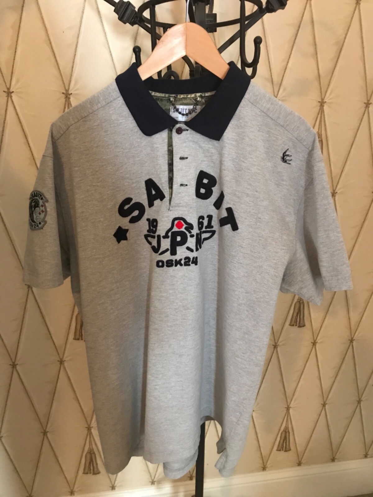 SSK　NYC polo Grey SABIT NYC OSK 24 Polo – 2XL | eBay
