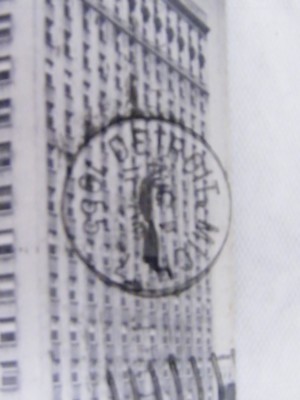 Vintage Detroit-Leland Hotel Detroit, Michigan Postcard