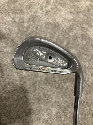 Ping EYE 2 + Individual 4 Iron Black Dot   Steel Stiff Flex RH ~NEW GRIP~