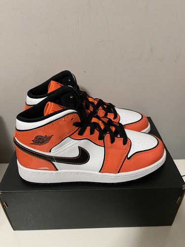 Air Jordan 1 Mid SE Turf Orange 4Y - 7Y — BQ6931 802 | eBay